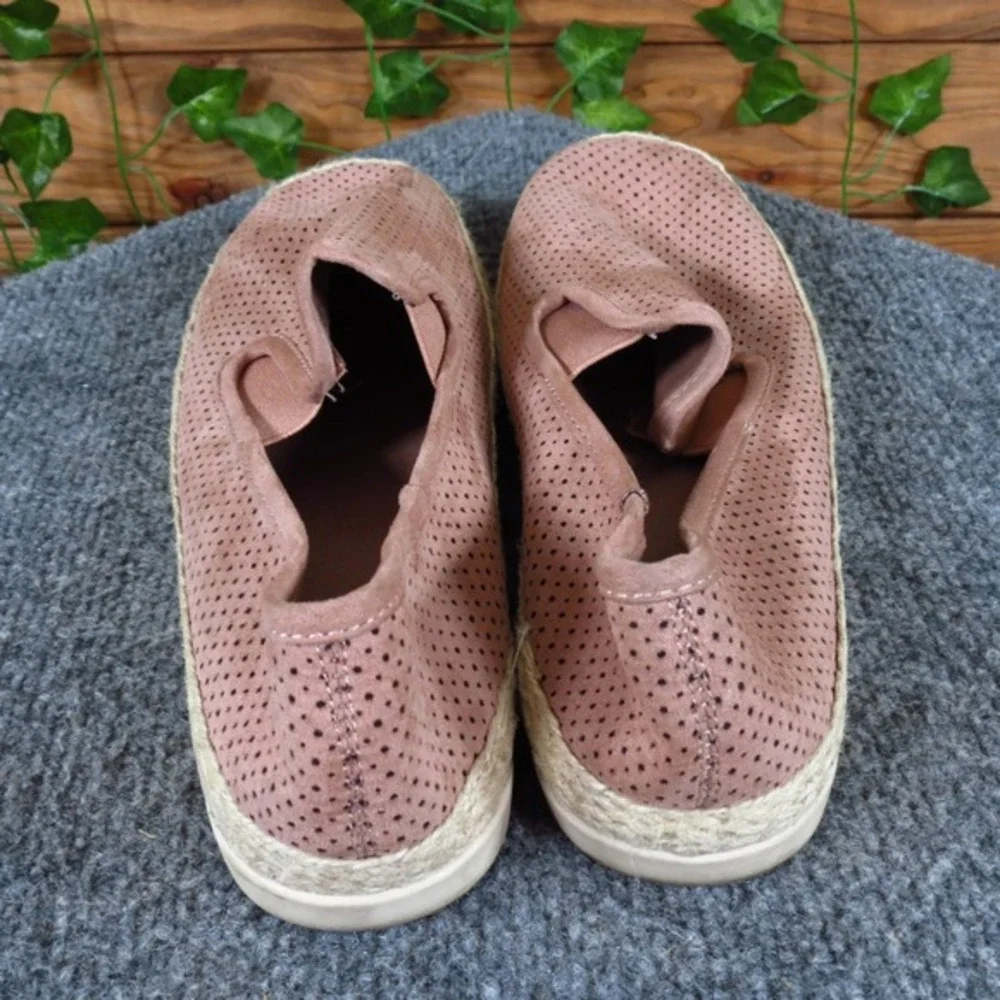 Portland Ellie Womens Espadrille Slip On Size 8.5 Pink Textile Casual‎ Comfort
